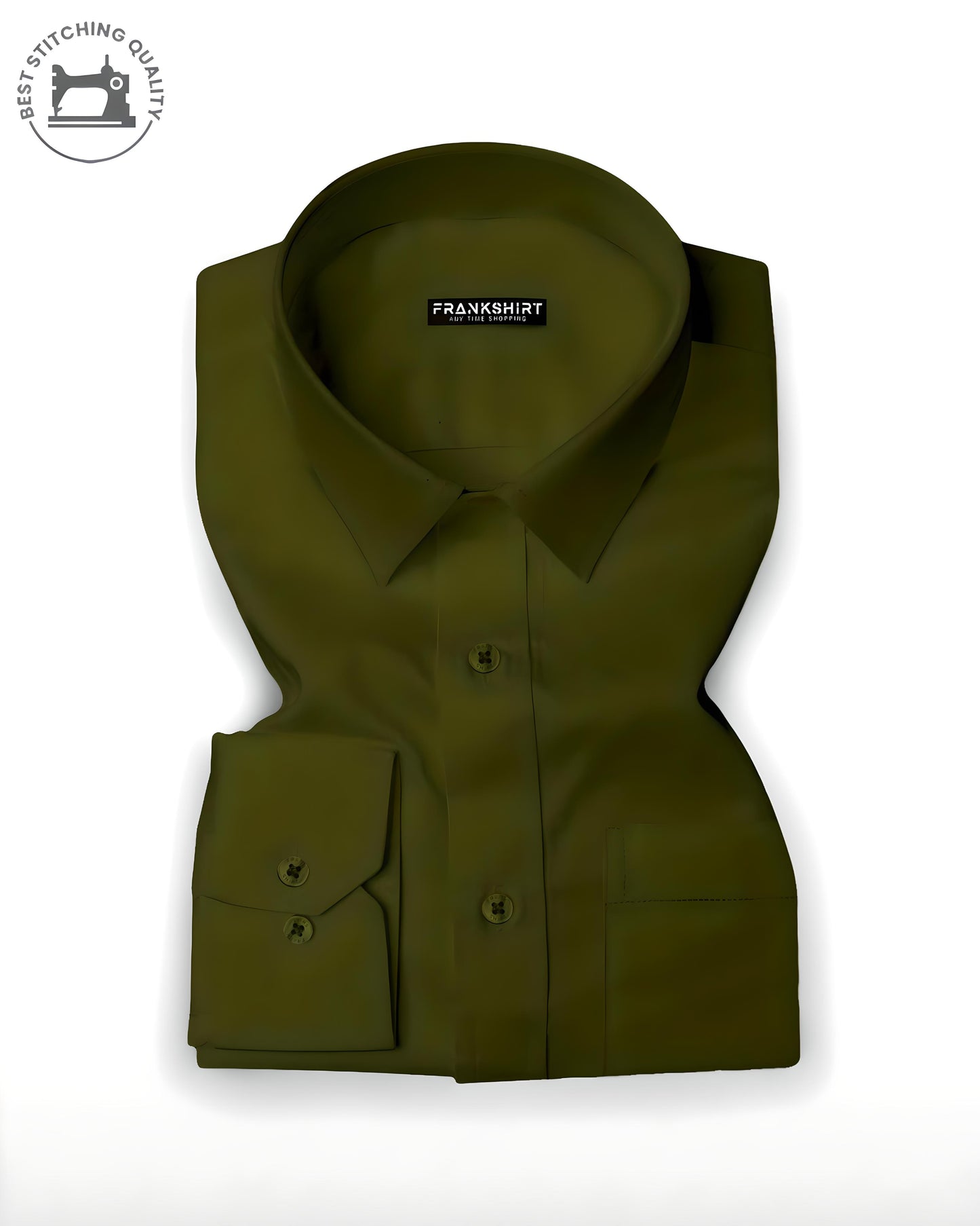 Premium Bottle Green I Formal Shirt I Regular Fit I Cotton Shirt (FS019)