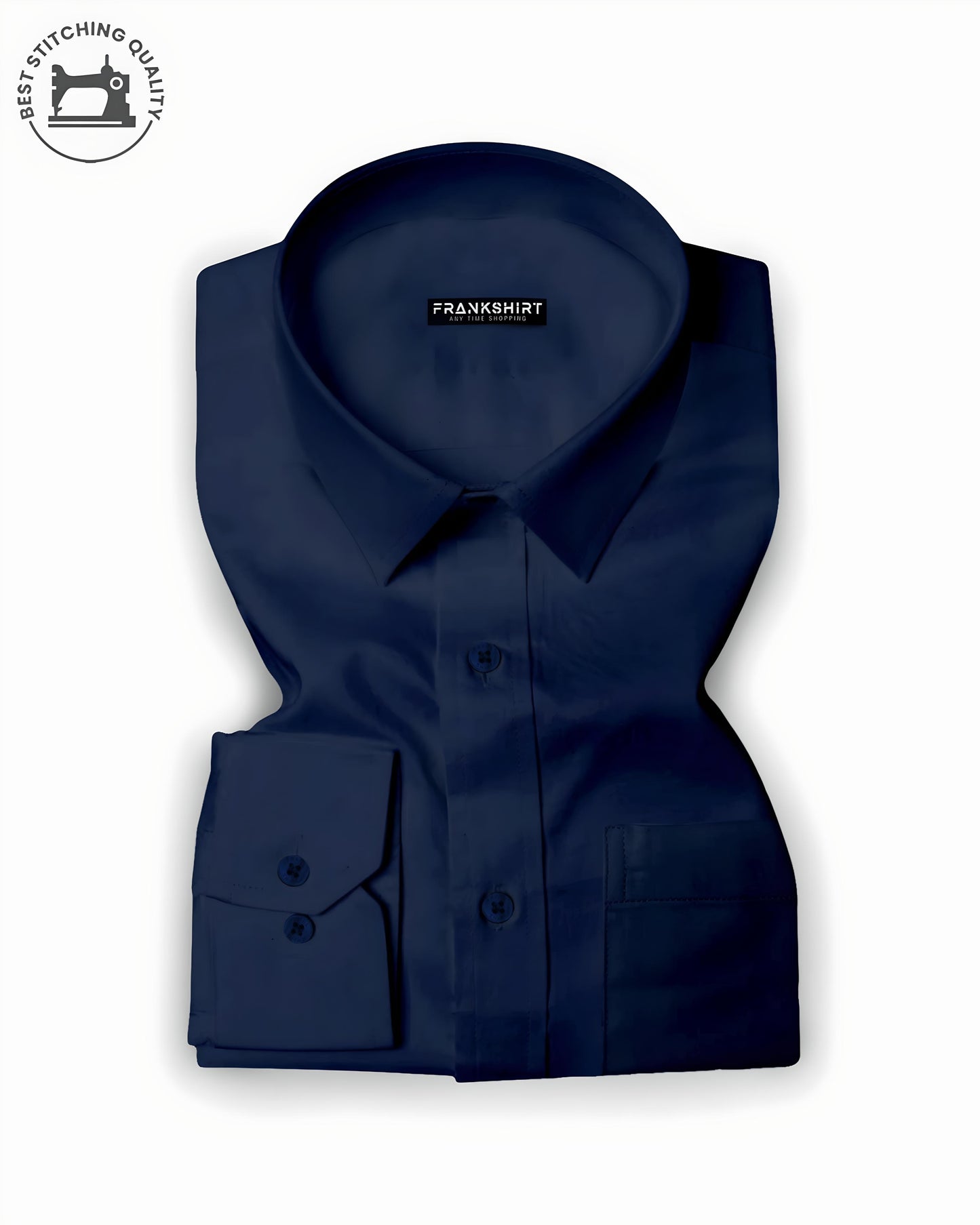 Premium Navy Blue I Formal Shirt I Cotton Shirt (FS013)