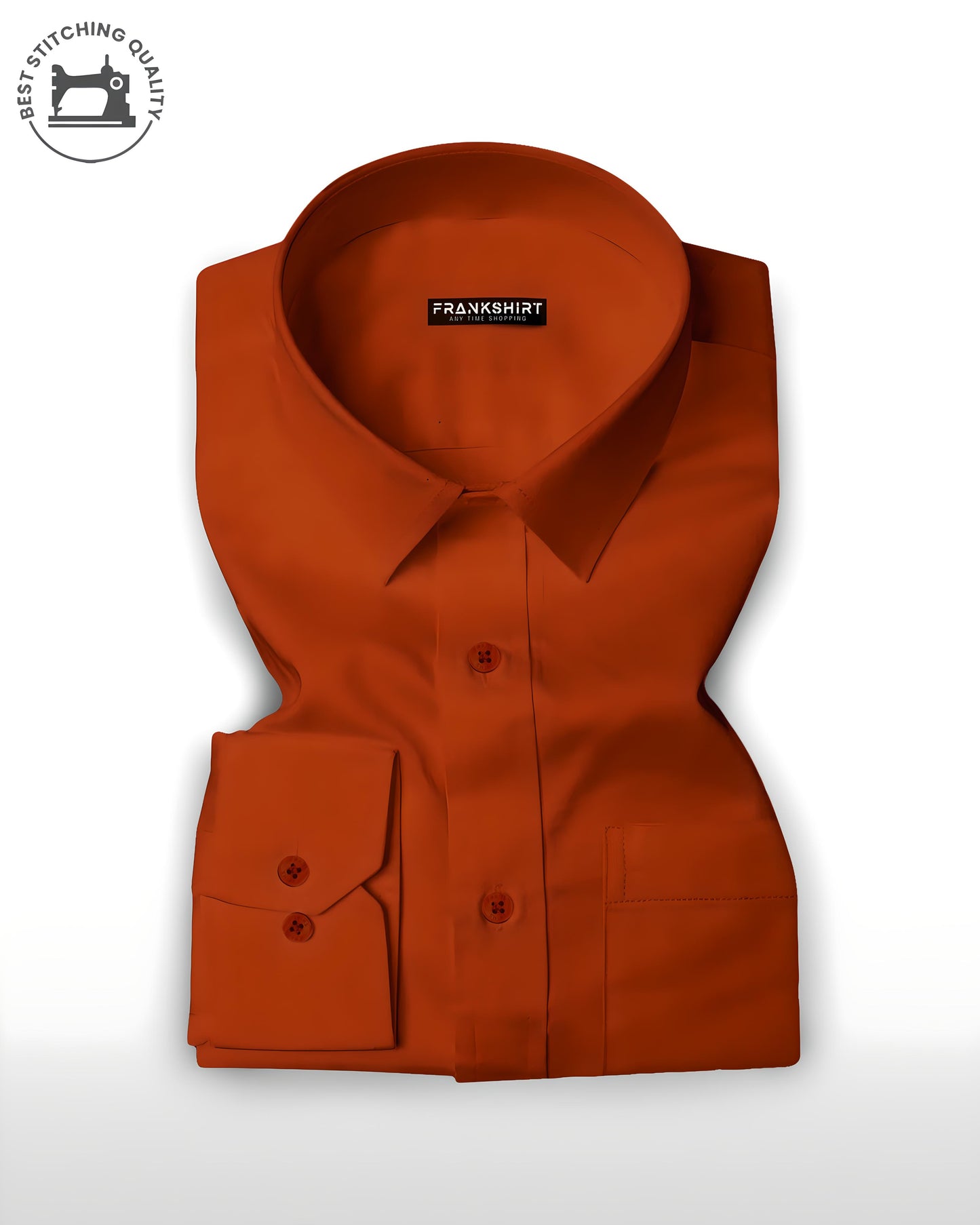 Premium Orange I Formal Shirt I Cotton Shirt (FS021)