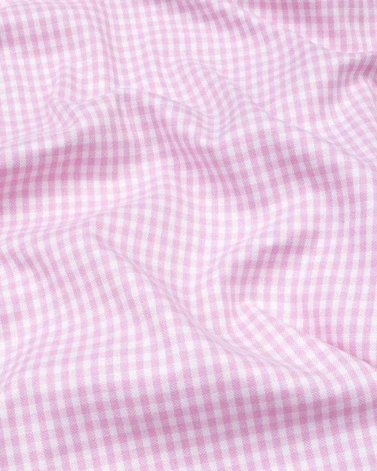 Light Pink Check Oxford Cotton Shirt (FS046)