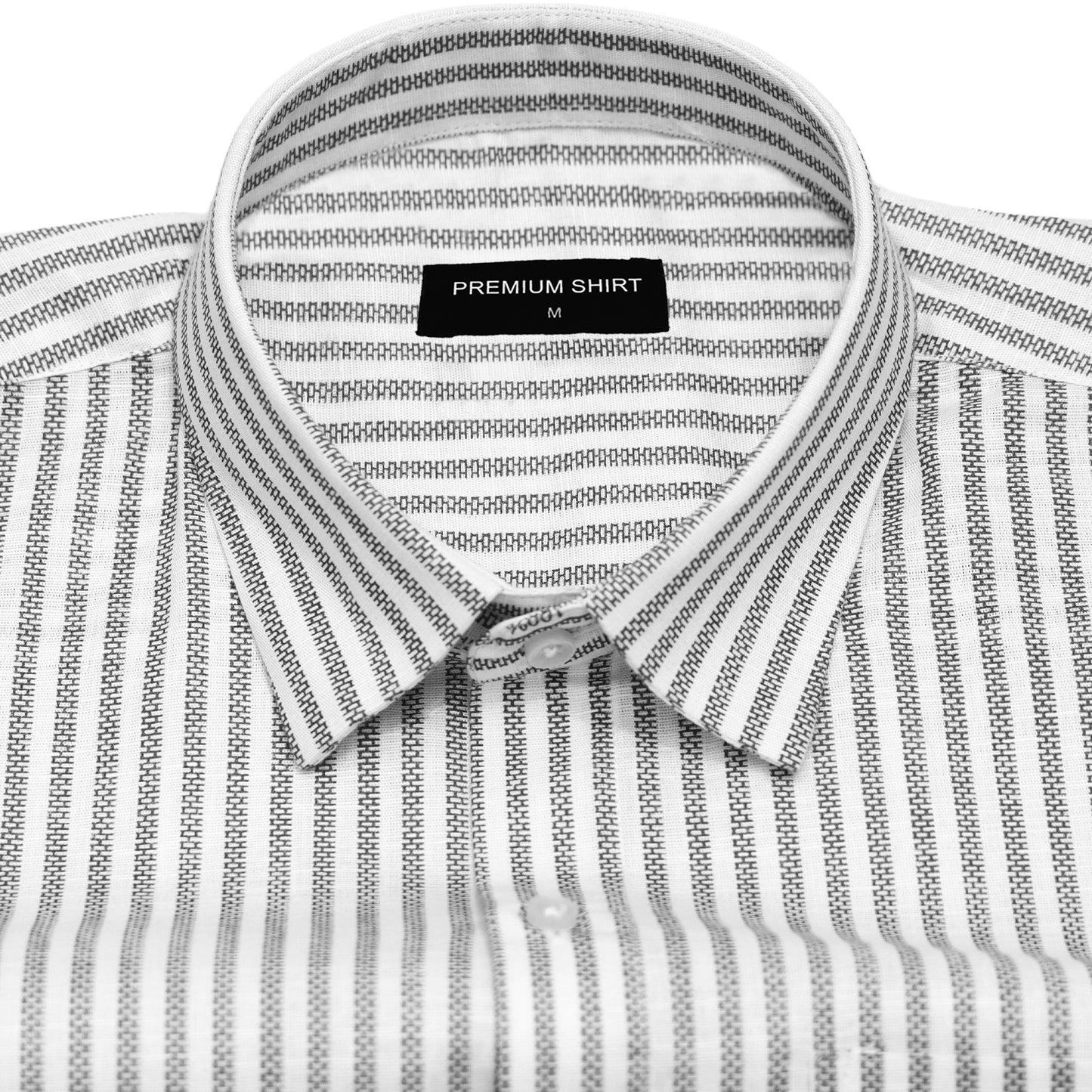 Black Prism Pinstripe Linen Shirt