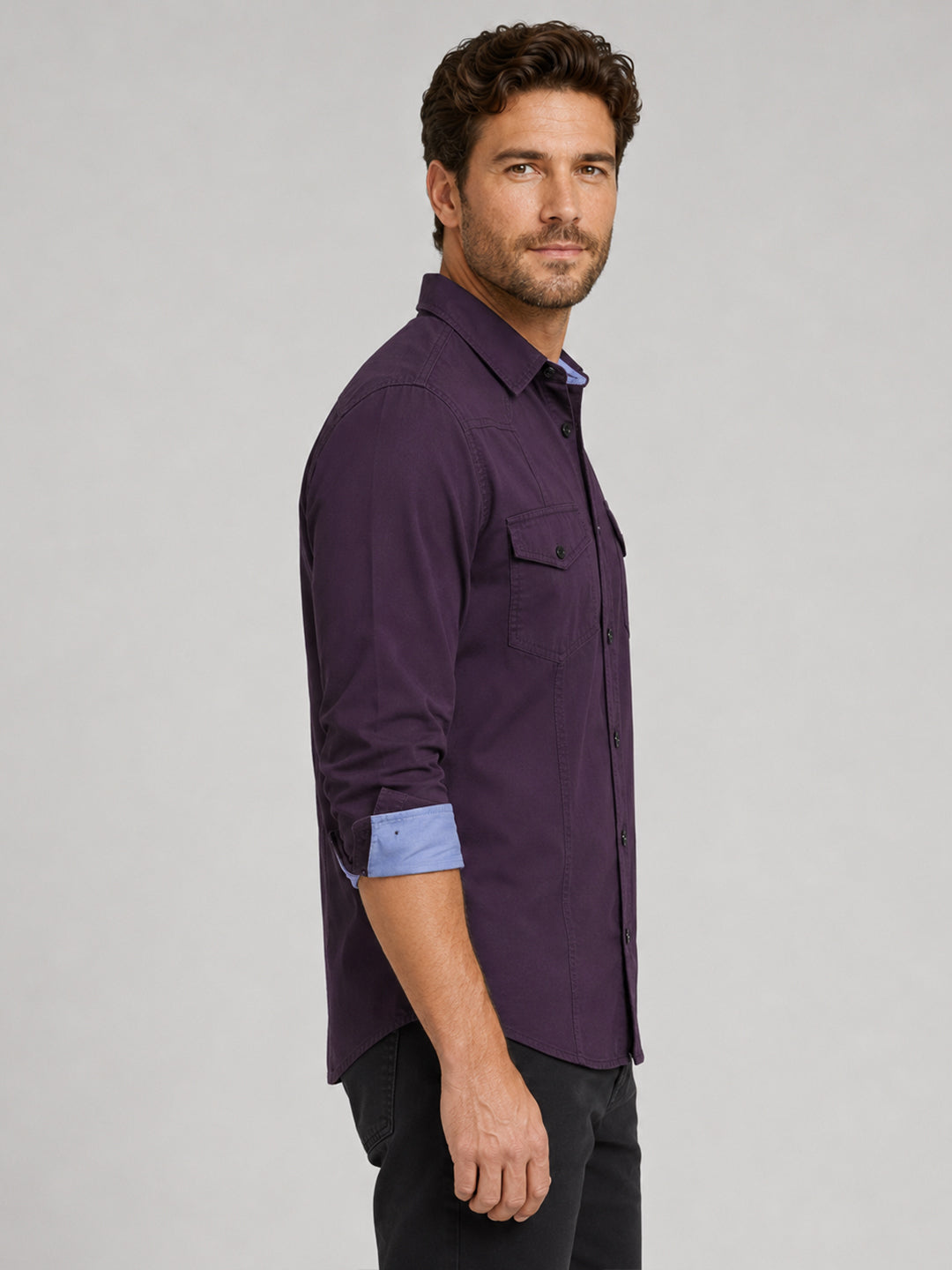 Cargo Style Wine Shirt