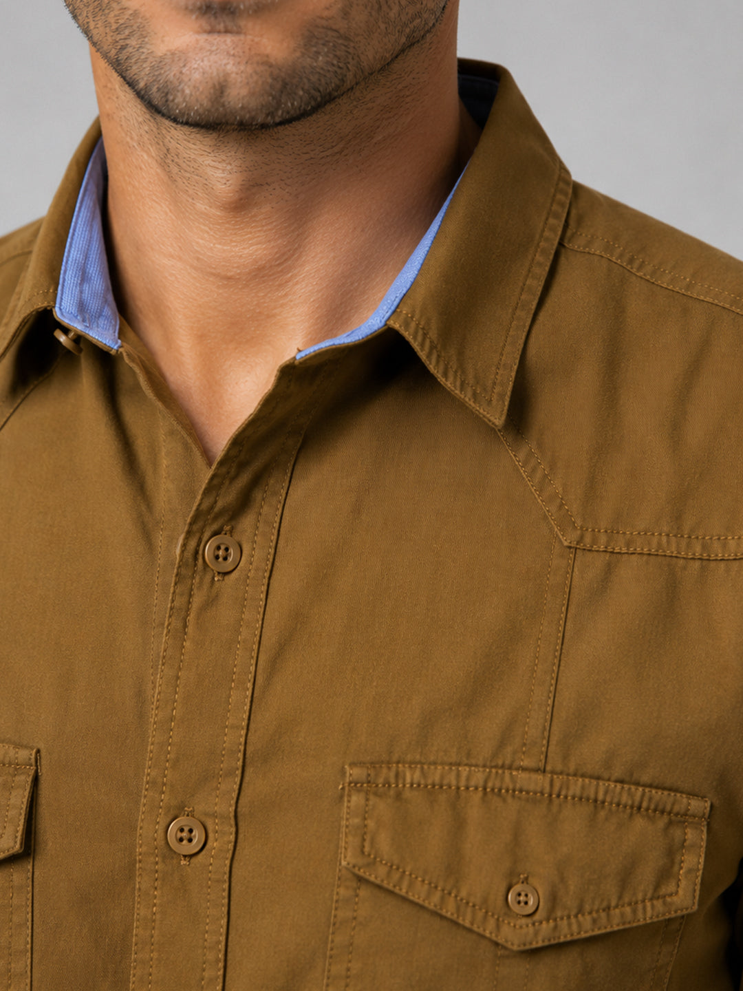 Cargo Style Mehendi Shirt