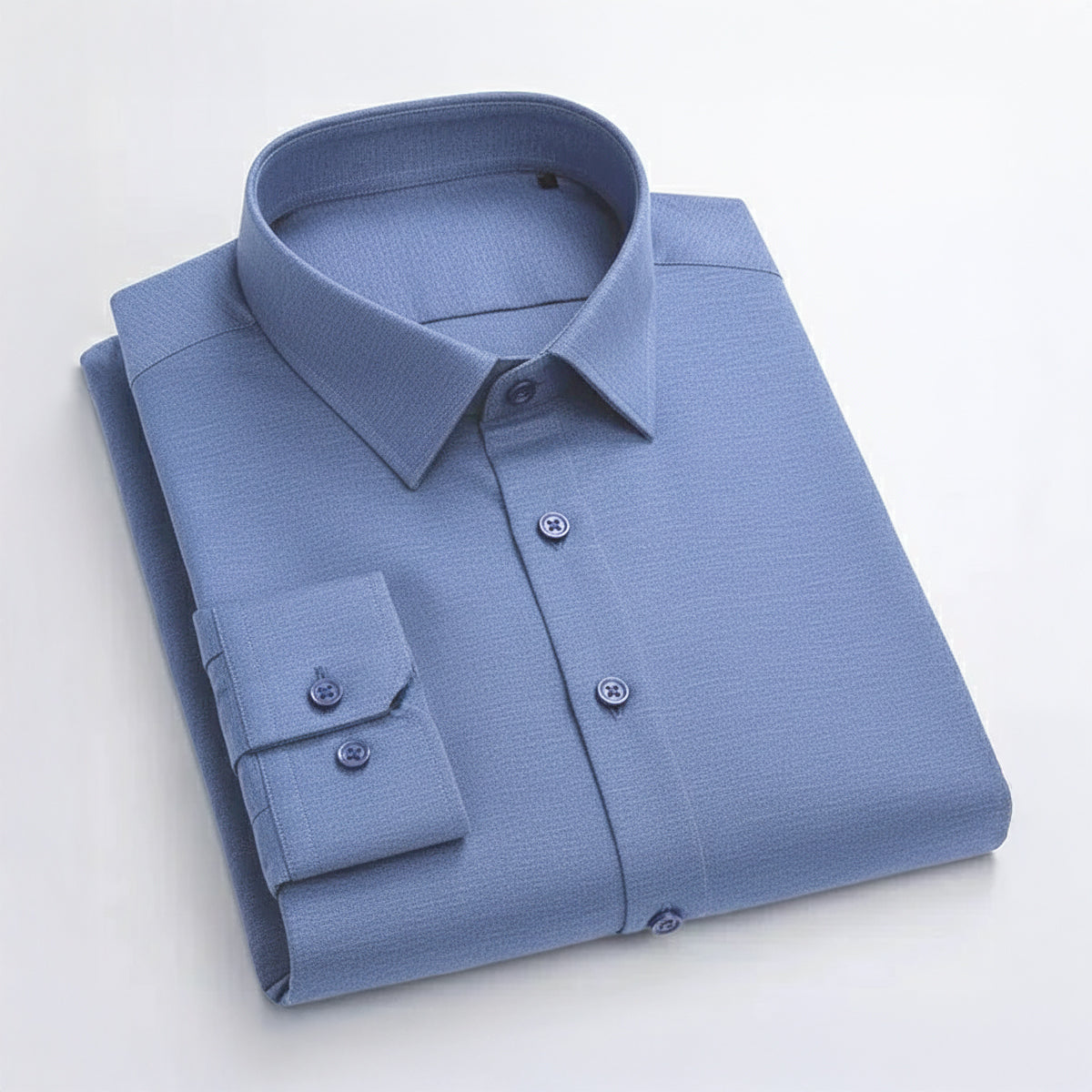 Casual Pure Cotton Denim Blue Color Shirt for Man