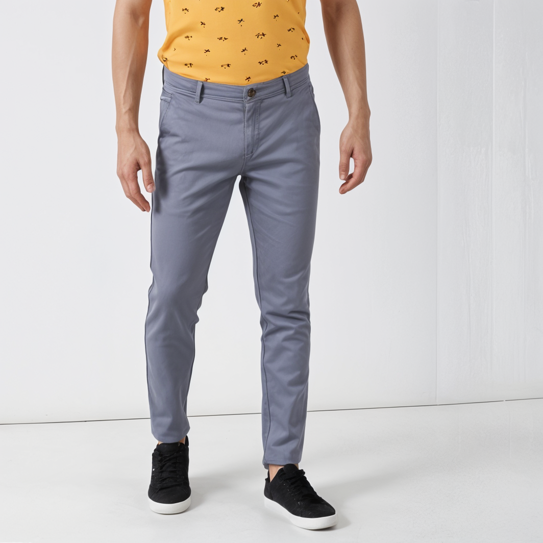Mens grey casual pants deals