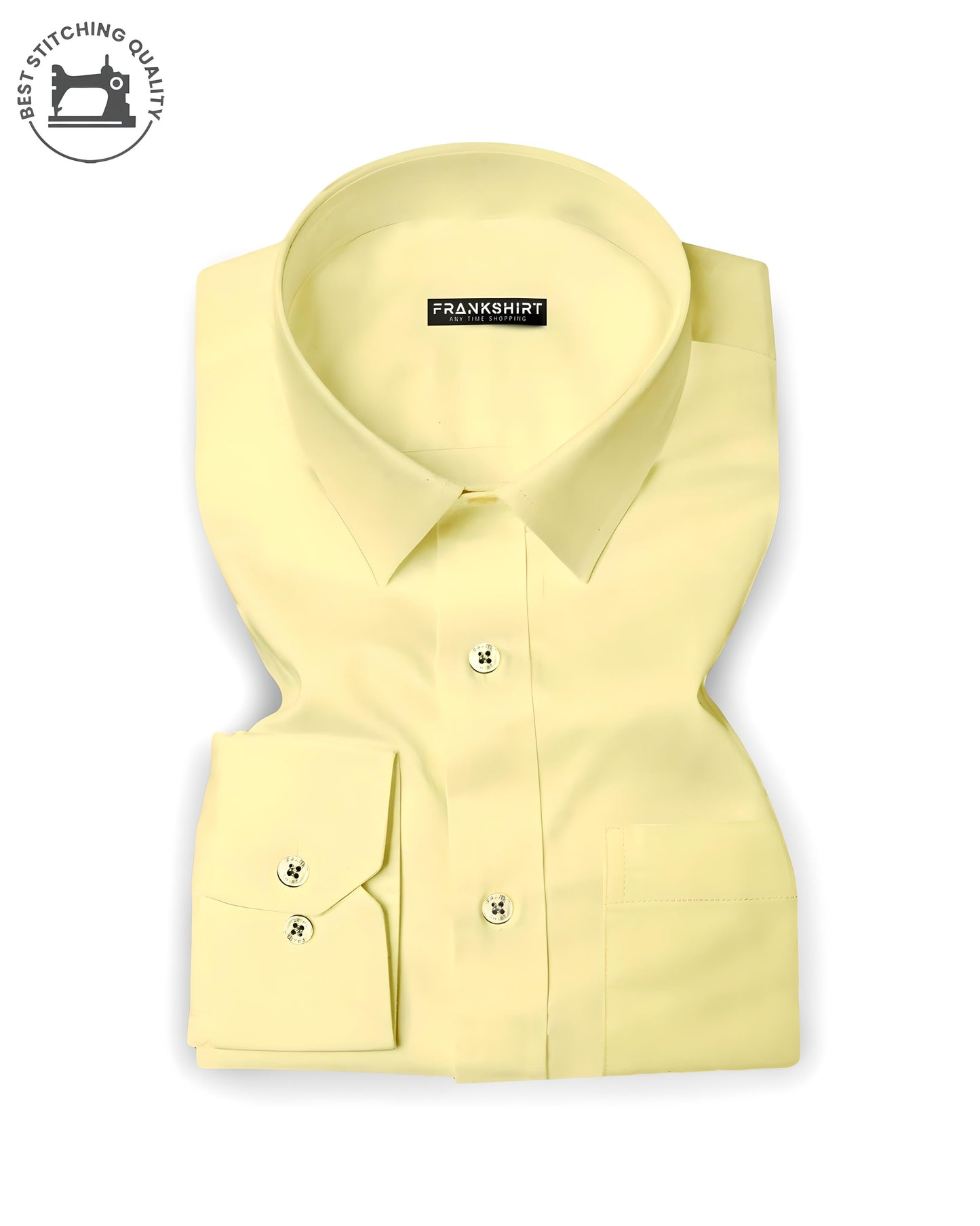 Premium Lemon I Formal Shirt I Cotton Shirt (FS026)