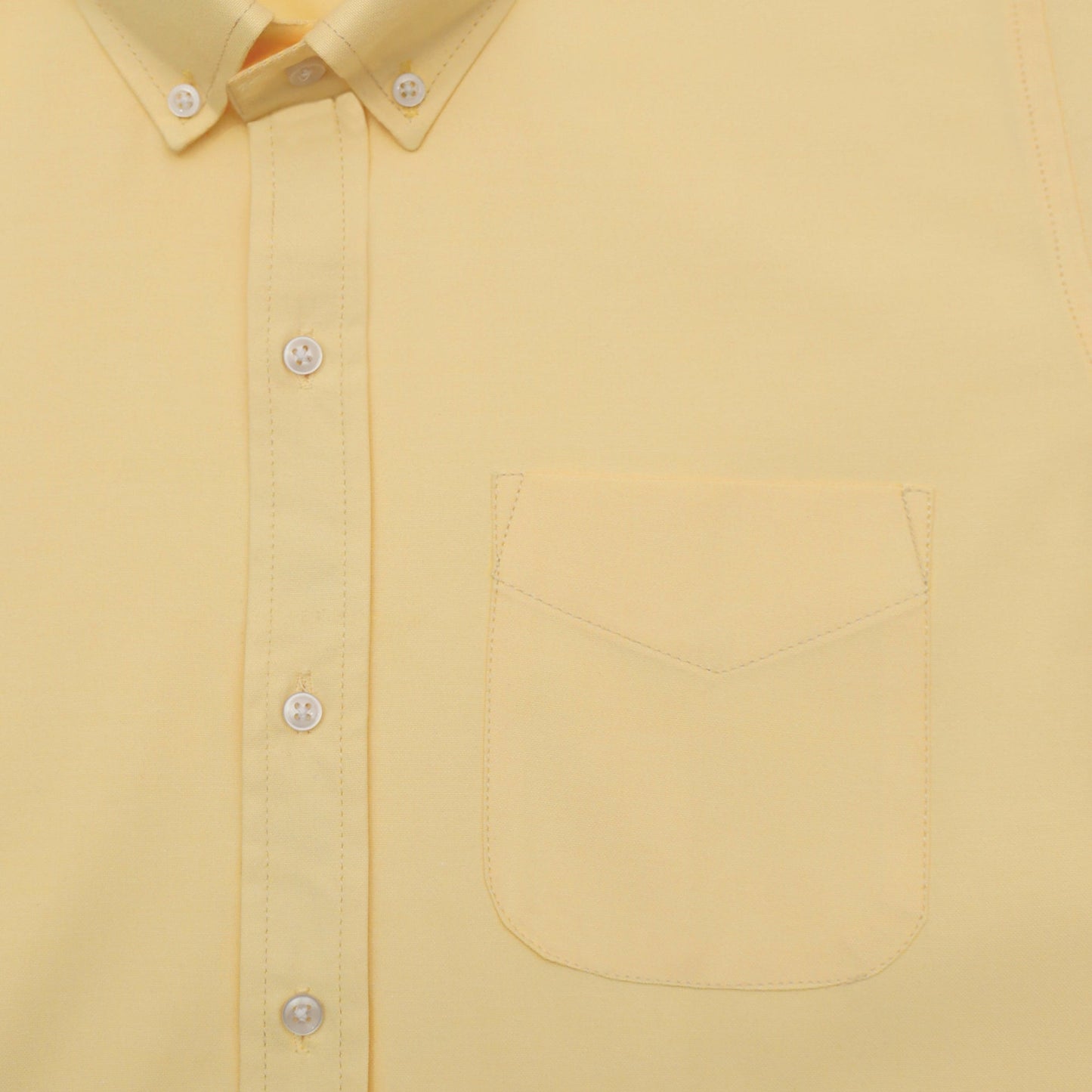 Lemon Oxford Cotton Shirt For Man