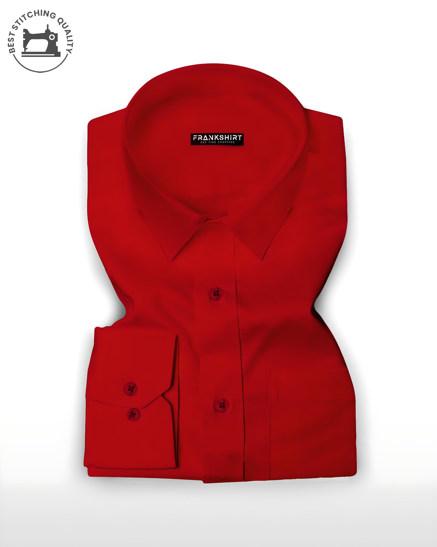 Premium Blood Red I Formal Shirt I Regular Fit I Cotton Shirt(FS020)