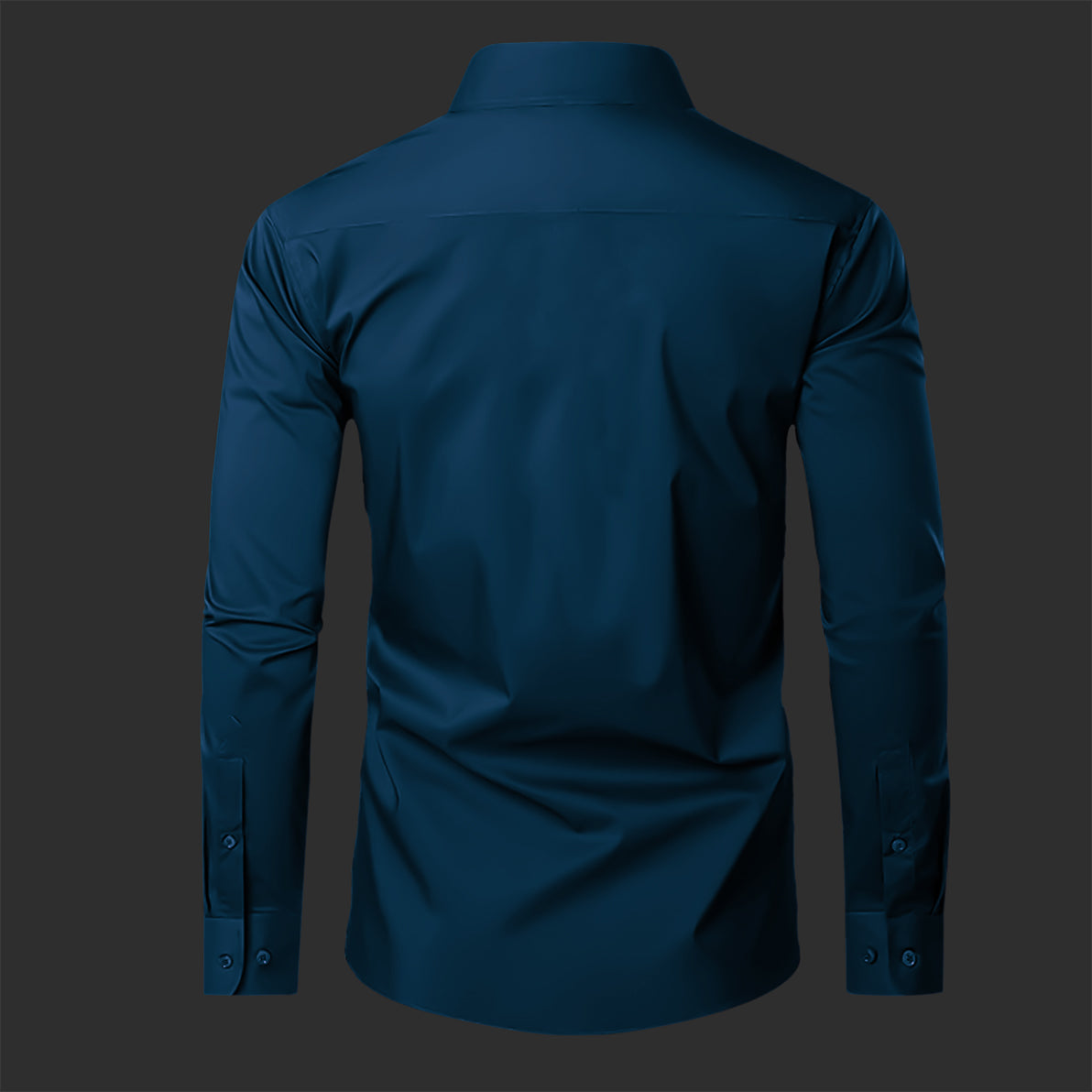 Premium Cotton Solid Shirt for Man (Royal Blue)