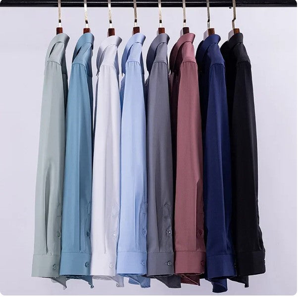 Pack of 2 Premium Cotton Shirt for Man (Royal Blue And Peach)