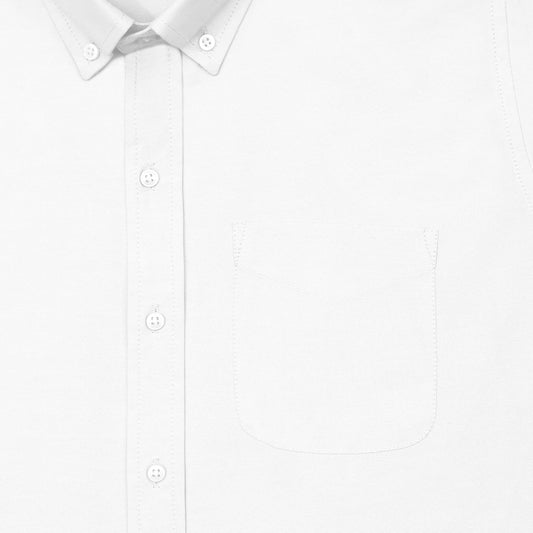New Pearl White Oxford Cotton Shirt For Men