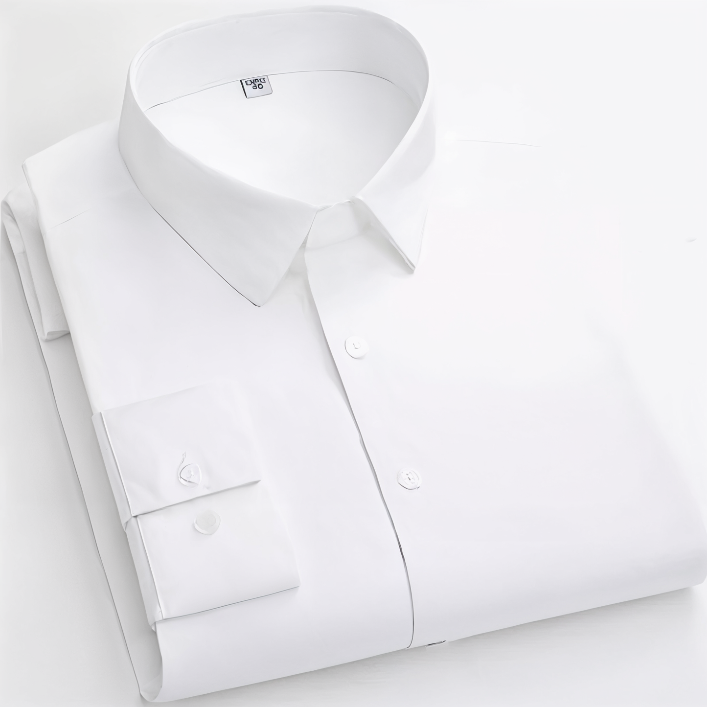 Premium Cotton Blend Solid Shirts (White)(FS002)