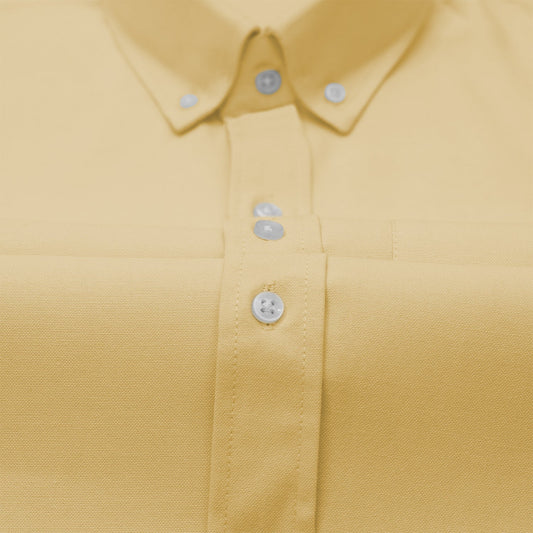 New Lemon Oxford Cotton Shirt For Men