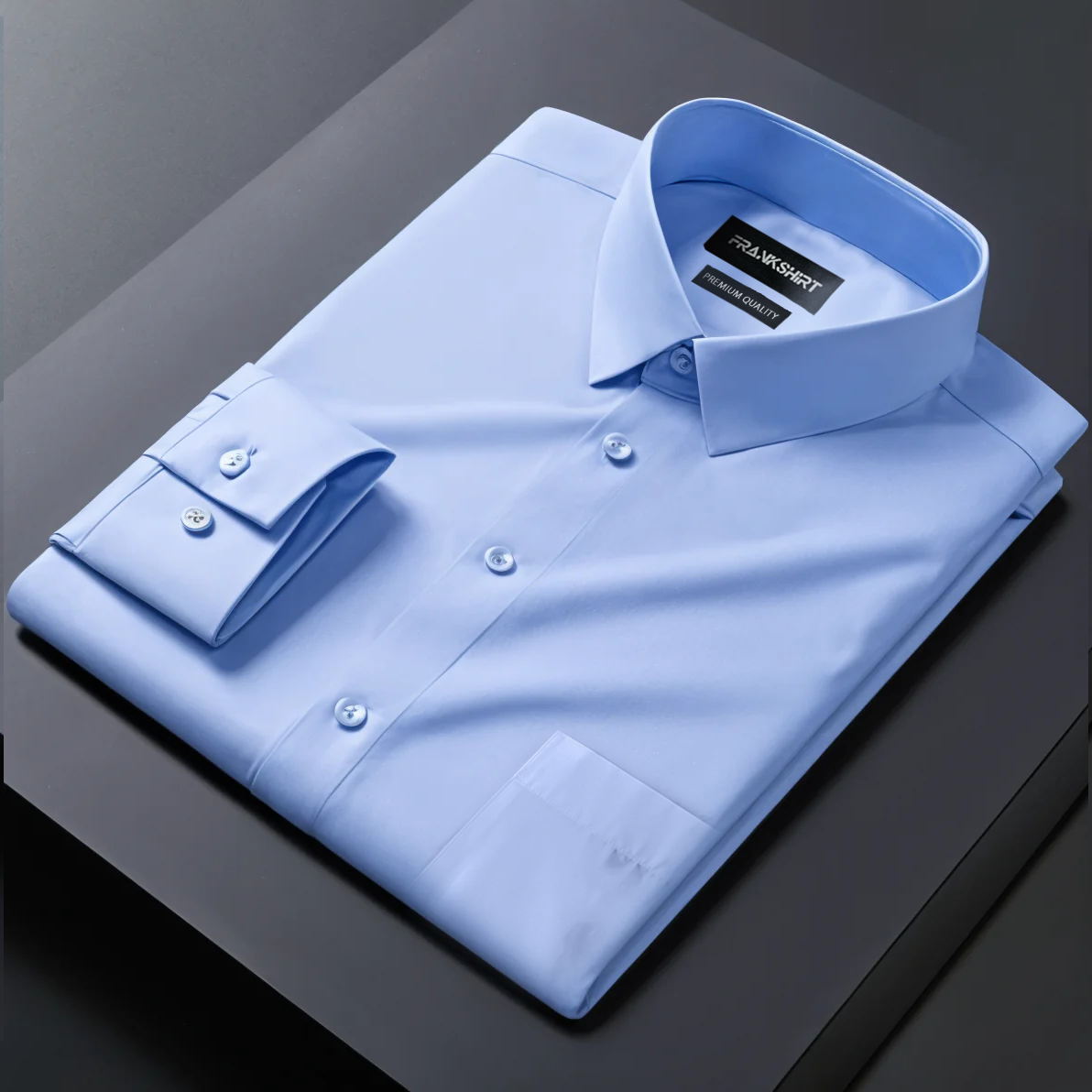 Cotton Solid Shirt for Man (Sky Blue)