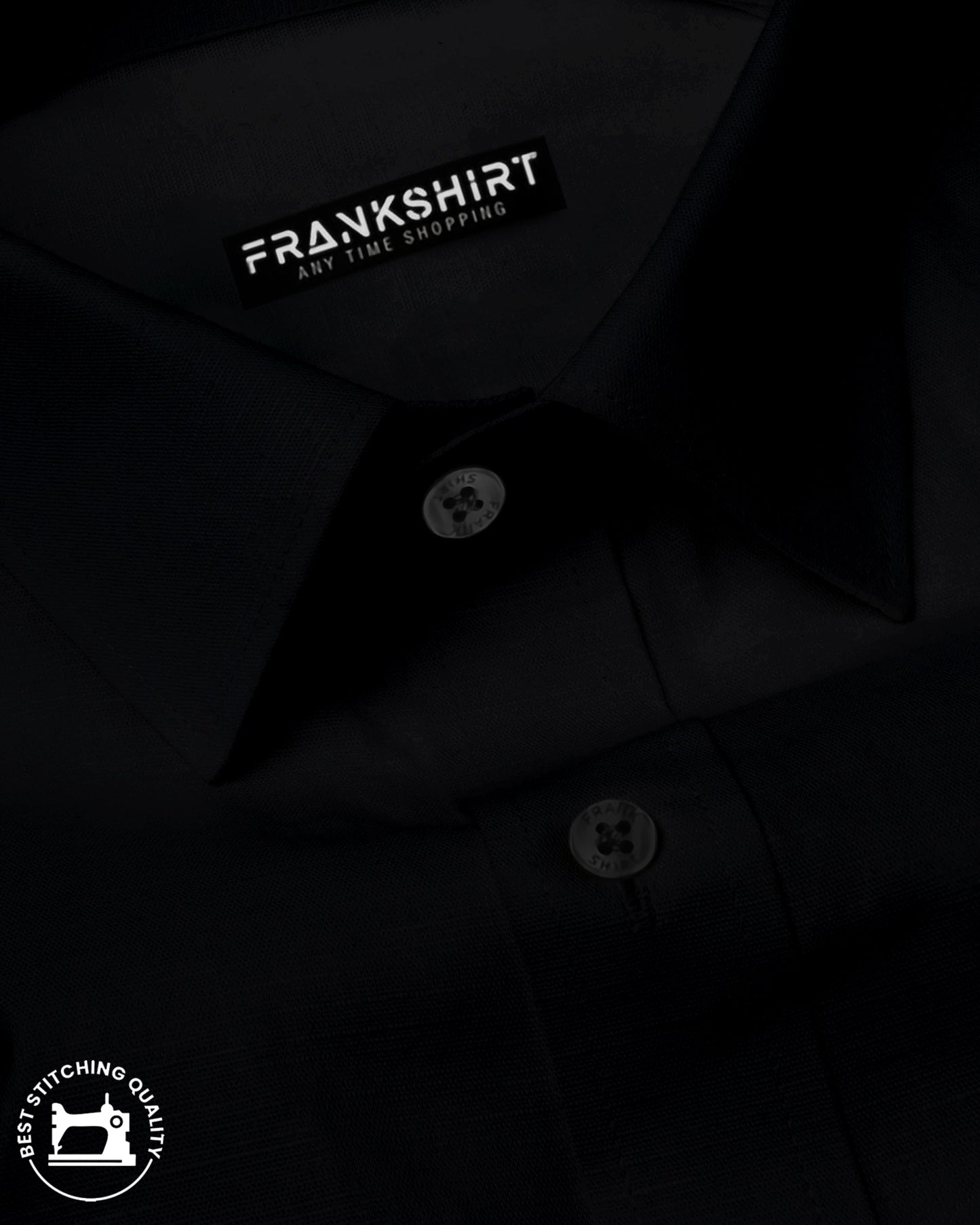 Premium Black I Formal Shirt I Regular Fit I Cotton Shirt(FS023)