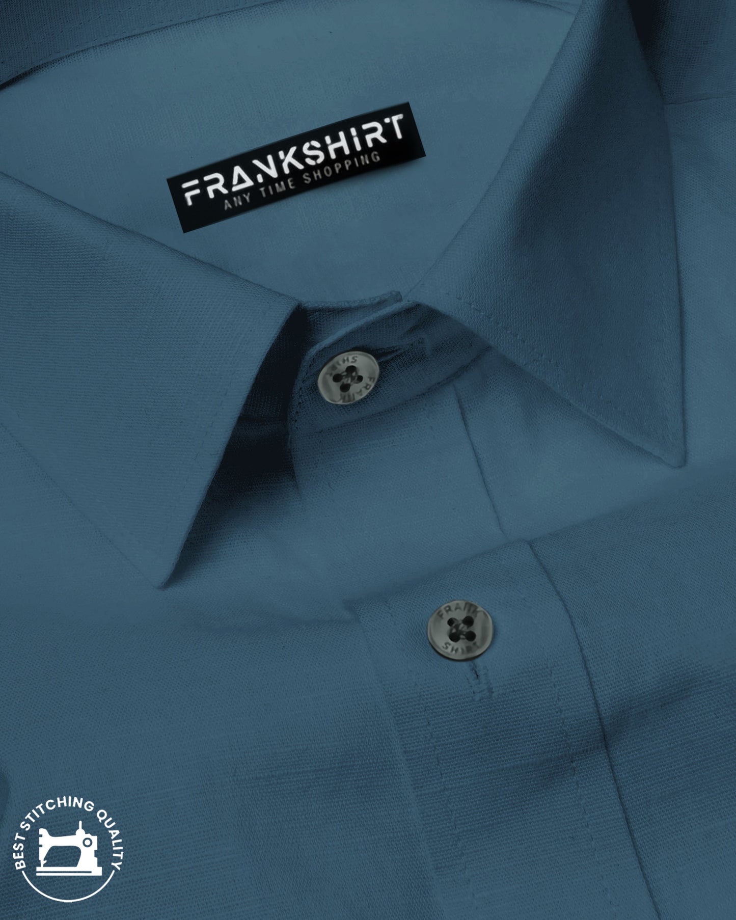 Premium Denim Blue I Formal Shirt I Regular Fit I Cotton Shirt(FS011)