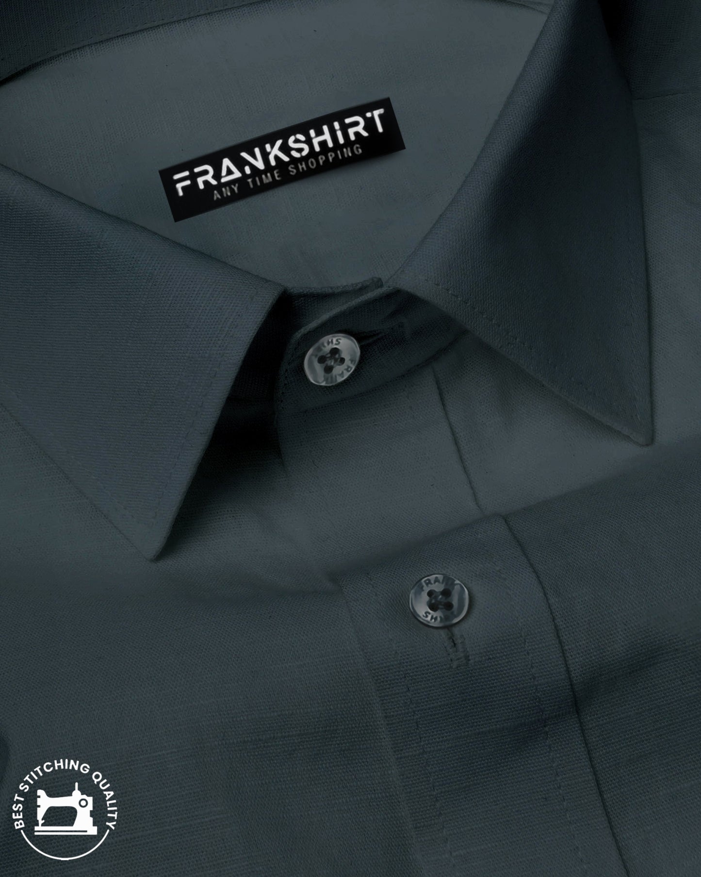Premium Dark Grey I Formal Shirt I Regular Fit I Cotton Shirt(FS005)