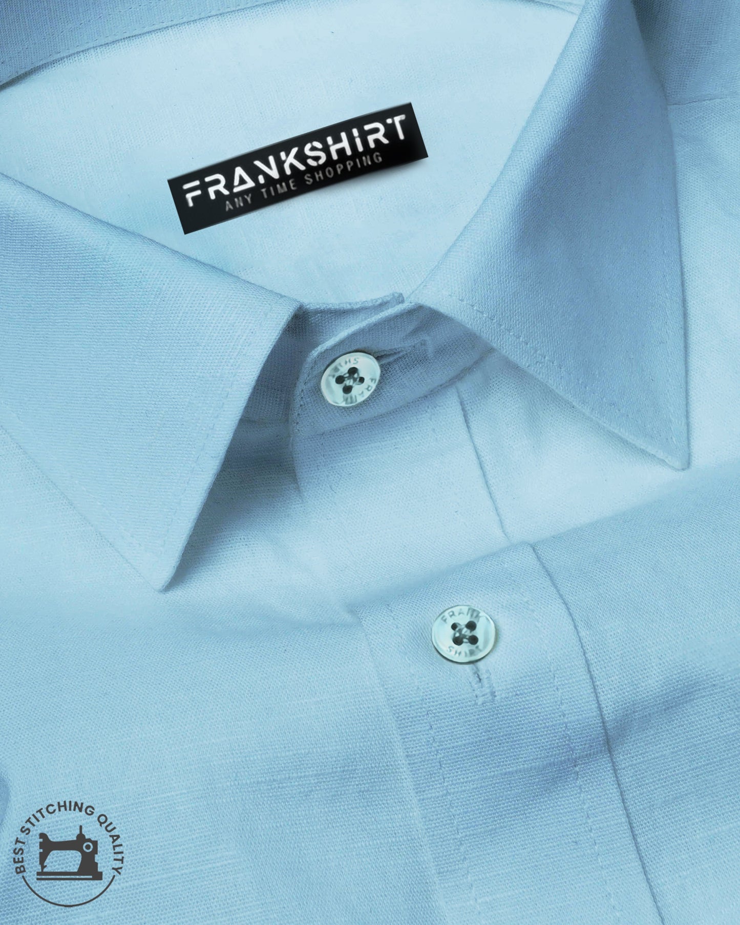 Sky Blue I Formal Shirt I Regular Fit I Cotton Shirt (FS001)