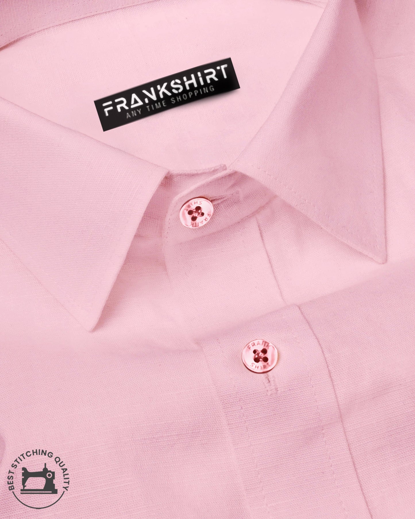 Premium Light Pink I Formal Shirt I Regular Fit I Cotton Shirt(FS004)