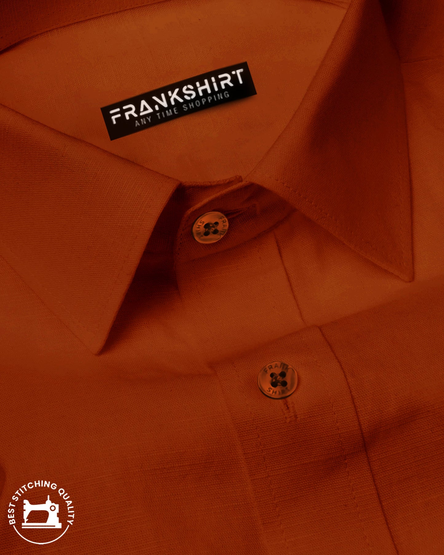 Premium Orange I Formal Shirt I Cotton Shirt (FS021)