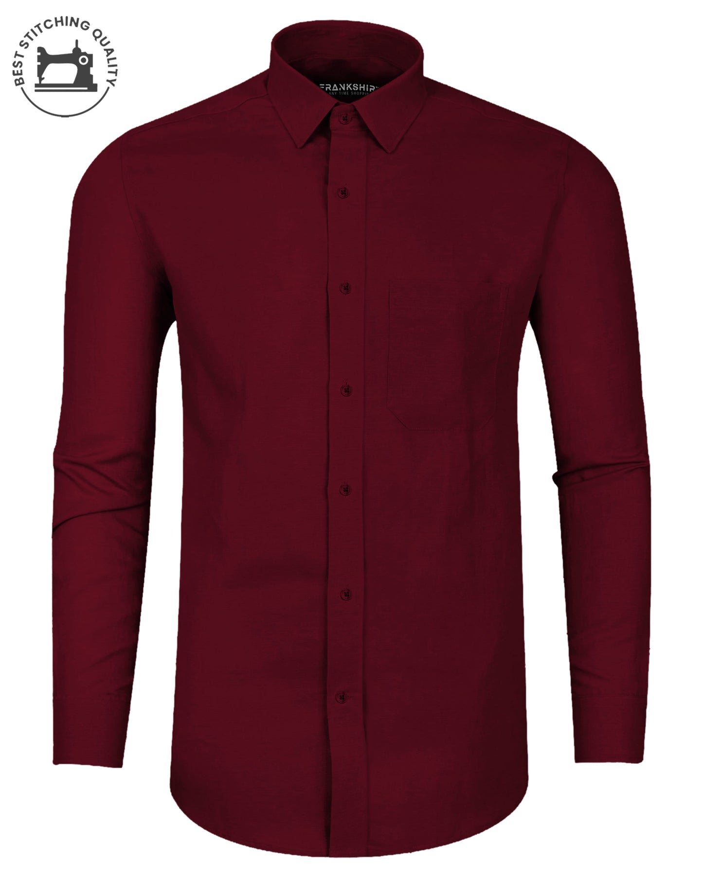 Premium Maroon I Formal Shirt I Cotton Shirt (FS006)