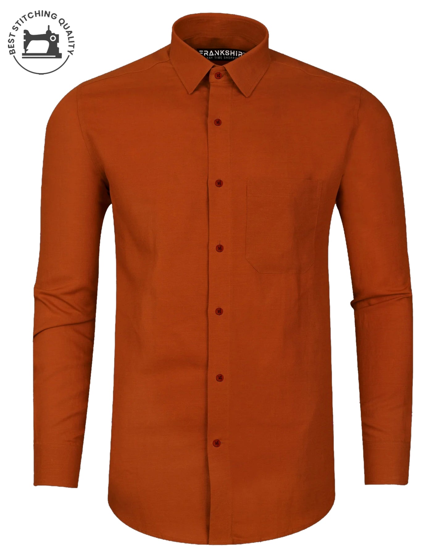 Premium Orange I Formal Shirt I Cotton Shirt (FS021)