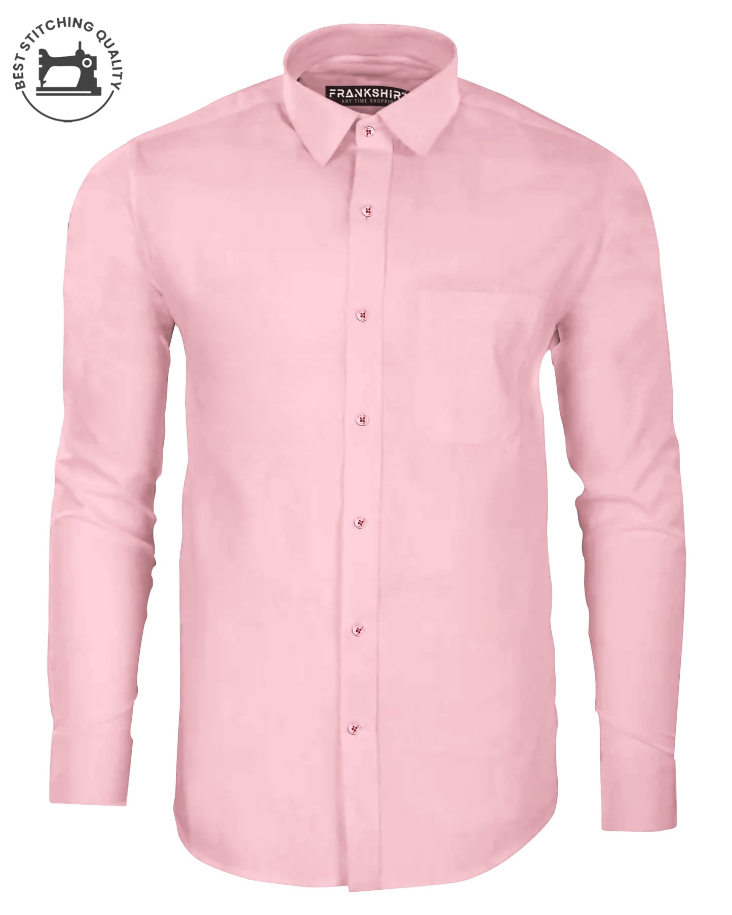 Premium Light Pink I Formal Shirt I Regular Fit I Cotton Shirt(FS004)