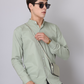 Frankshirt Chinese Collar Pista Tailored Fit Cotton Casual Shirt for Man