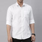 Pack of 3 Cotton Shirt for Man (White, Black and Peech)