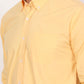 New Yellow Down Button Casual Shirt I 100% Cotton Twill