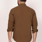 New Mehandi Down Button Casual Shirt I 100% Cotton Twill