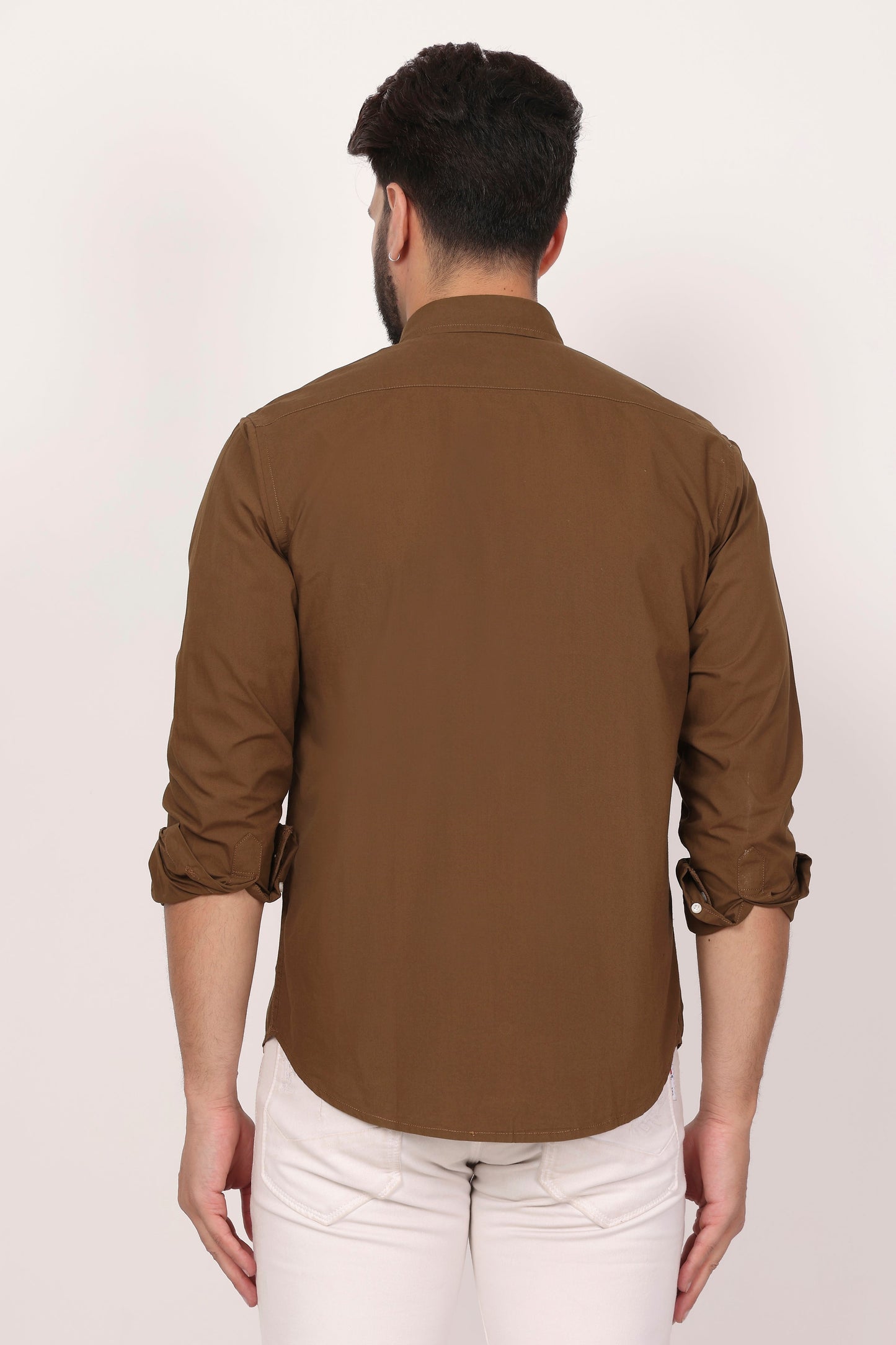 New Mehandi Down Button Casual Shirt I 100% Cotton Twill