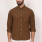 New Mehandi Down Button Casual Shirt I 100% Cotton Twill