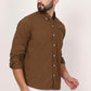 New Mehandi Down Button Casual Shirt I 100% Cotton Twill