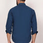 New Royal Blue Down Button Casual Shirt I 100% Cotton Twill