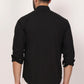 New Black Down Button Casual Shirt I 100% Cotton Twill