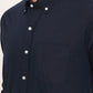 New Navy Blue Down Button Casual Shirt I 100% Cotton Twill