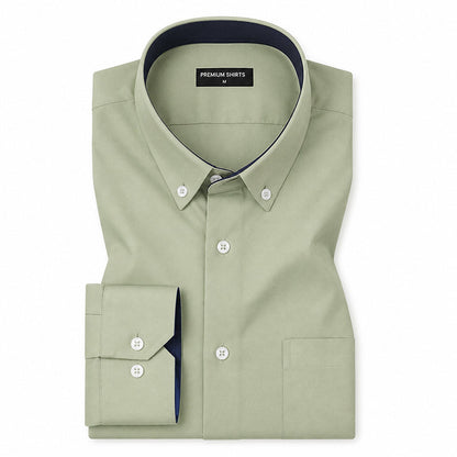 Pista Satin Contrast Collar Shirt for Men