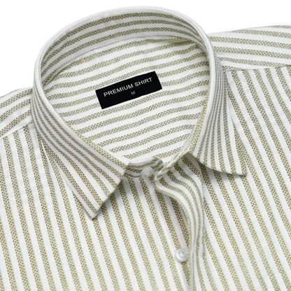 Golden Era Pinstripe Linen Shirt