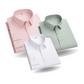 Pack of 3 Cotton Shirt for Man (White, Pista and Peech) (Copy)