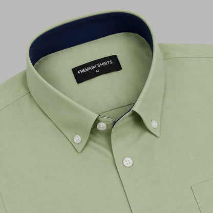 Pista Satin Contrast Collar Shirt for Men