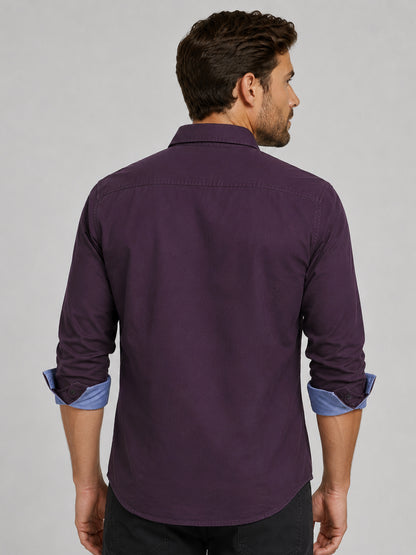 Cargo Style Wine Shirt