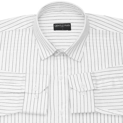 Fine Black Pinstripe Linen Shirt