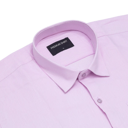 Lilac Glow Party Wear Shirt for Men