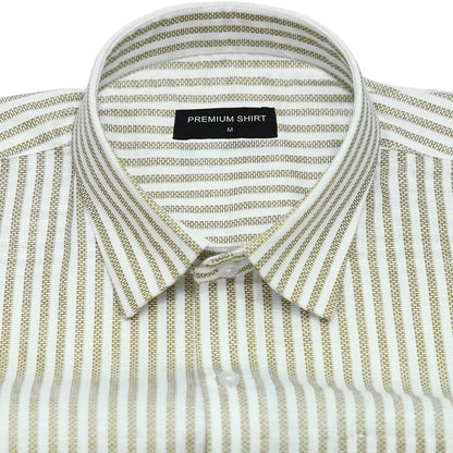 Golden Era Pinstripe Linen Shirt