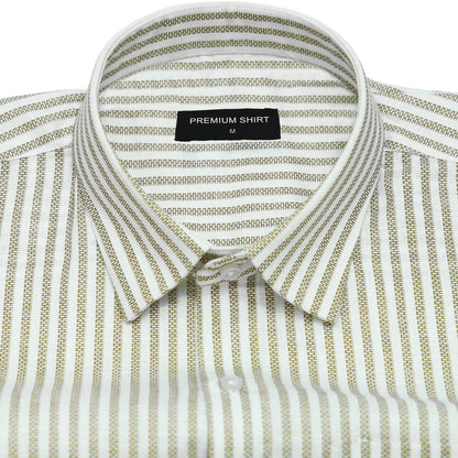 Golden Era Pinstripe Linen Shirt