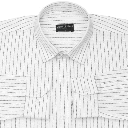 Fine Black Pinstripe Linen Shirt