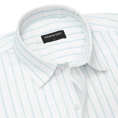 Skyline Pinstripe Linen Shirt