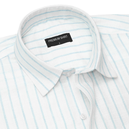 Skyline Pinstripe Linen Shirt
