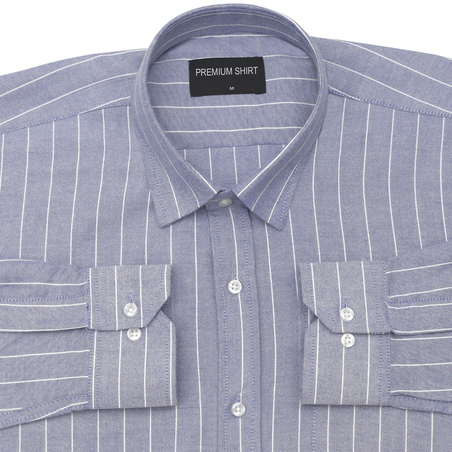 Lavender Pinstripe Oxford Shirt